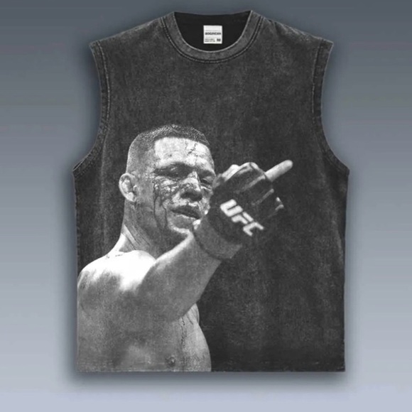 Teesace Mens Nate Diaz Muscle Shirt - Picture 6 of 6